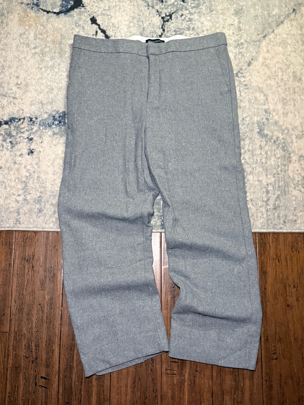 Banana Republic Gray Straight Leg Dress Trousers – Size 14